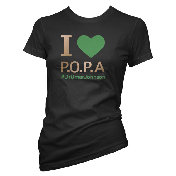 I LOVE POPA - Short Sleeve - BLACK Thumbnail