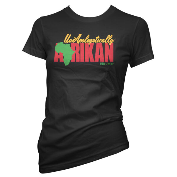 UA AFRIKAN - Ladies Short Sleeve - Black Thumbnail